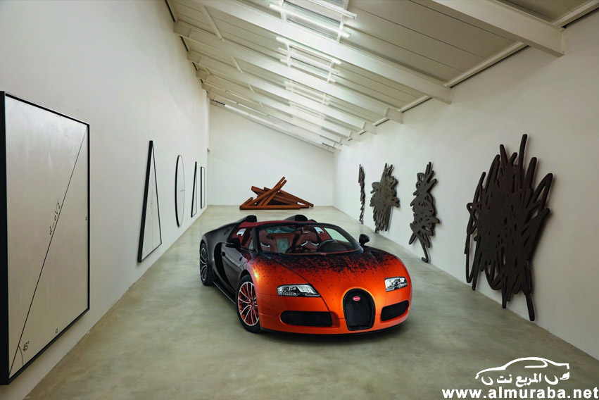 بوغاتي فيرون تضيف لمسات فنية على طراز فيرون جراند سبورت بتكلفة 12 مليون ريال "بالصور" 2